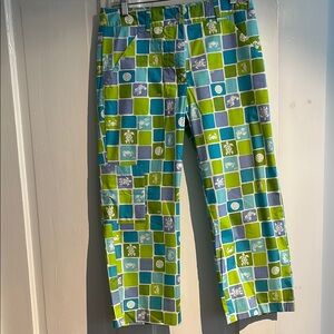 LILLY PULITZER CROPPED PANTS